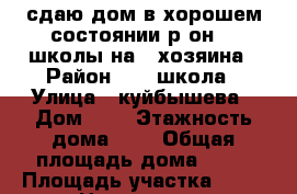 сдаю дом в хорошем состоянии р-он 19 школы на 4 хозяина › Район ­ 19 школа › Улица ­ куйбышева › Дом ­ 0 › Этажность дома ­ 1 › Общая площадь дома ­ 32 › Площадь участка ­ 20 › Цена ­ 8 000 - Приморский край, Артем г. Недвижимость » Дома, коттеджи, дачи аренда   . Приморский край,Артем г.